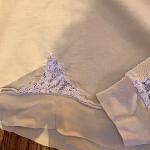 Stateside (from Anthropologie) Lace Vintage Look Sweatshirt - Picture 5 of 6